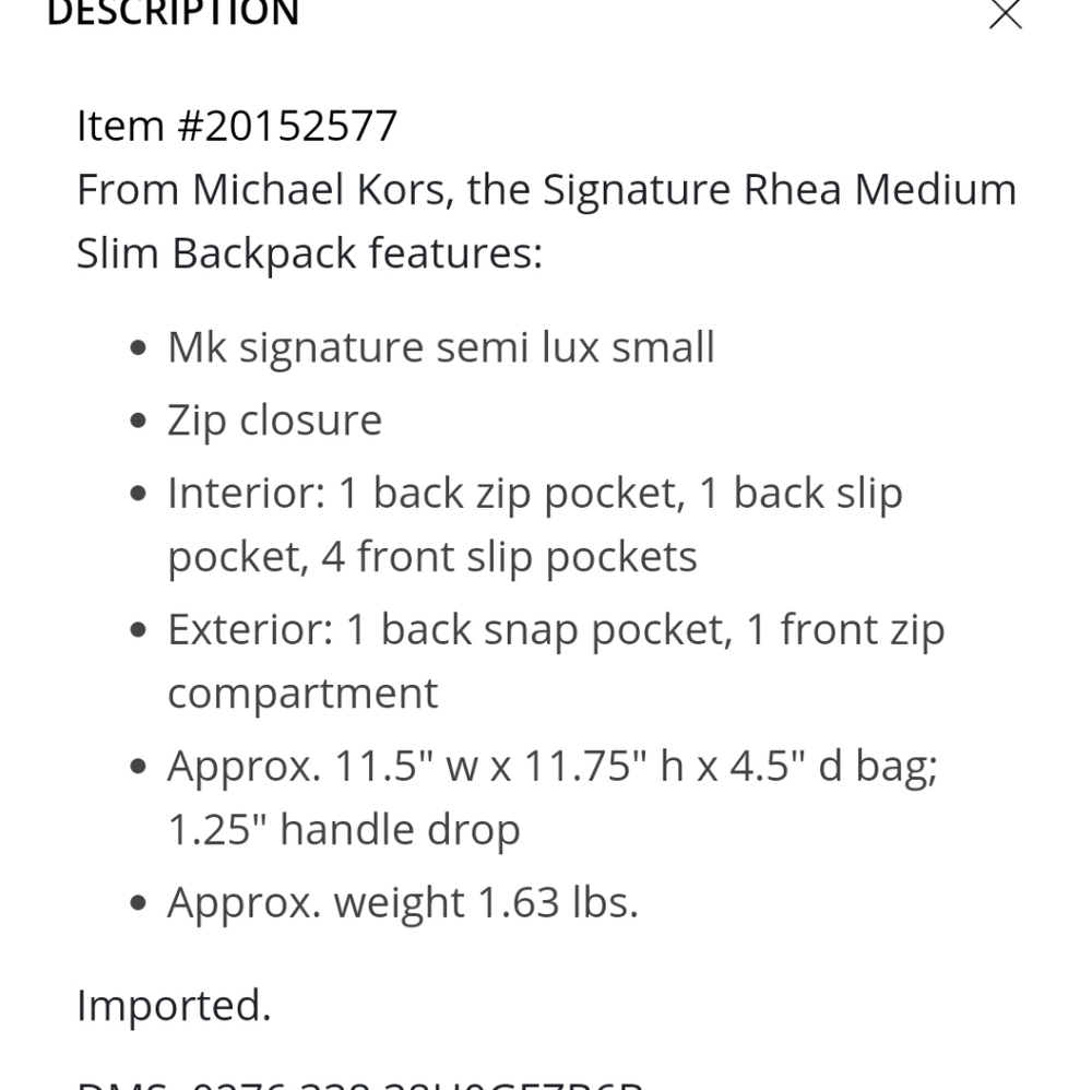 NWT Rhea Zip MD Slim Backpack - Picture 2 of 11